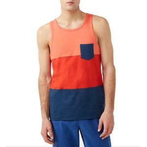 Camiseta sin Mangas de Estilo Único 2026, de Alta Calidad, Ecológica, Transpirable, Teñida con Tintes Naturales, de Algodón, con Parches, Informal, para Hombre - Product Image 2