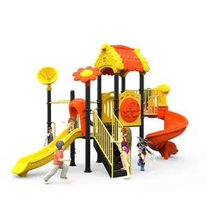 Children Theme Park Equipment Commercial Educational Outdoor Playground Slides and Swing for Sale