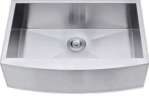 Évier de cuisine à rebord intégré 27 pouces à cuvette unique Undermount SUS304 en acier inoxydable finition satinée CUPC répertorié - Product Image 3