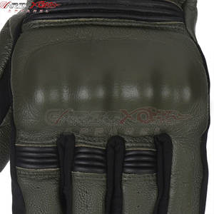 Gants de moto en maille et en cuir pour toutes les saisons Gants de moto à manchette longue pour une protection maximale du poignet - Product Image 6