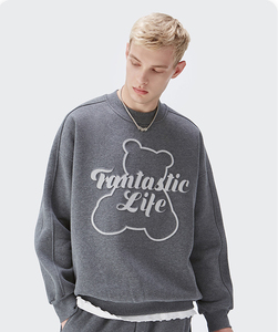 Pull à capuche en polaire personnalisé de haute qualité, pull de styliste unisexe pour femmes - Product Image 5
