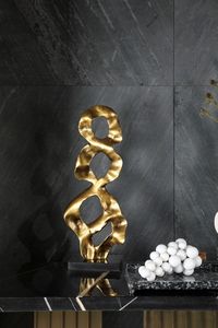 Escultura de Mesa Hecha a Mano con Acero, con Formas Dinámicas, Curvas y un Estilo Artístico Moderno para Interiores - Product Image 5