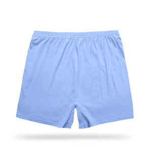 บ็อกเซอร์ผ้าฝ้ายเนื้อนุ่มสำหรับผู้ชายกางเกงขาสั้นเอวสูงระบายอากาศได้ดีสวมใส่สบายสีพื้นพิมพ์ลายอย่างยั่งยืน - Product Image 3