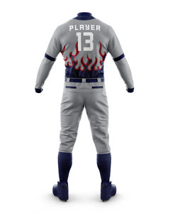 ชุดเบสบอลแบบซับลิเมชั่นสั่งทำพิเศษ ระบายอากาศได้ดี ไซส์ใหญ่ ชุดยูนิฟอร์มเบสบอลสำหรับวิทยาลัย ขายส่ง ชุดเซ็ต 100% โพลีเอสเตอร์ สั่งทำได้ - Product Image 3