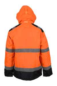 Veste de sécurité bon marché haute visibilité imperméable réfléchissante. - Product Image 2