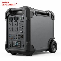 Generador Portátil de Alta Resistencia BP360C de 3600W, Estación de Energía LiFePO4 con Protección IP66 a Prueba de Agua para Obras de Construcción y Emergencias