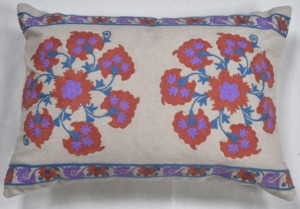 Funda de cojín de algodón 100% con bordado Floral ecológico para uso doméstico y hotelero, fundas de almohada y cojín - Product Image 3