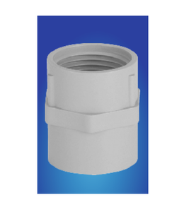 Adaptador de tubería resistente a fugas de PVC Agri FTA PN6 resistente para aplicaciones de plomería y suministro de agua de riego agrícola duradero - Product Image 1