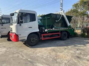 Camion benne basculante Dongfeng 8m³ à bras articulé et conteneur <span class=keywords><strong>de</strong></span> déchets pour les secteurs <span class=keywords><strong>de</strong></span> la construction et <span class=keywords><strong>de</strong></span> la gestion des déchets - Product Image 5