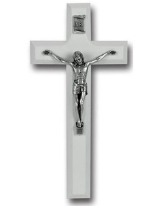 Bạc Kim Loại Công Giáo Chữ Thập & Cây Thánh Giá Cho Nhà Thờ Trang Trí Nội Thất Kitô Giáo Treo Tường Tôn Giáo Trang Trí Cho Nhà Thờ Bàn Thờ Hiển Thị - Product Image 1