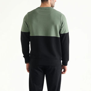 Hombres sudaderas en blanco de gran tamaño de cuello redondo sudadera hombres personalizado cuello redondo sudaderas transpirables al por mayor personalizado hombres - Product Image 2