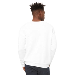 OEM vente en gros 70% Airlume peigné anneau-filé coton 30% polyester goutte épaule sweat hiver mode pull - Product Image 1