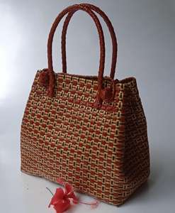 Women's Multi-Color Shoulder <b>Tote</b> Handbag Wholesale Designer Shopping Bag Made From Recycled <b>Plastic</b> Eco-Friendly Apparel - Product Image 5