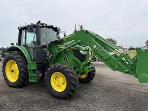 Tractor de rueda diésel 2023 Johnn Deere 6130M 4WD, Mini Tractor de jardín, potencia nominal de 120hp, núcleo de caja de cambios de bomba de motor 4x4 - Product Image 6