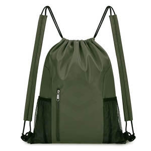 Hot Selling Most Popular Outdoor Foldable Polyester Soft <b>Drawstring</b> <b>Bags</b> Customized High Quality - Product Image 1