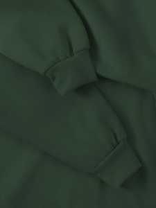 Sudaderas con capucha gruesas de punto pesado de gran tamaño para mujer, sudaderas con capucha de Hip Hop transpirables bordadas de invierno con hombros caídos para mujer - Product Image 5