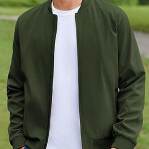 Veste softshell à logo personnalisé pour hommes, manteau d'automne coupe-vent à manches longues, vêtements de sport décontractés, blouson d'aviateur respirant à fermeture éclair - Product Image 3