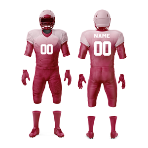 Ensemble d'uniformes de football américain pour jeunes avec maillot sublimé personnalisé et pantalon confortable, parfait pour les équipes et les tournois - Product Image 3
