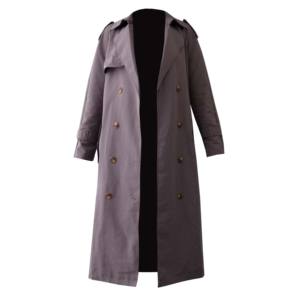 Manteau Trench en Cuir Véritable pour Femme 2026 – Respirant, Imperméable, Coupe-Vent, Séchage Rapide, Haute Qualité, Design Élégant, Hiver - Product Image 1