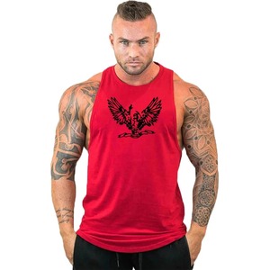 Camiseta de gimnasio para hombre, camiseta Muscle Fit para hombre, chaleco con tirantes para culturismo, ropa, camisetas musculares para hombre - Product Image 5