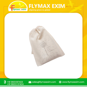 Authentique sac à cordon 100% polyester et coton avec design élégant style pliant meilleur prix sacs de cadeaux d'événement de mariage - Product Image 4