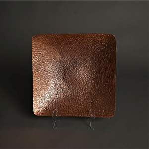 Ensemble de plateaux décoratifs en métal martelé en cuivre antique, plateaux de service pour table basse, ottoman et décoration intérieure, finition bronze, plateau de coiffeuse - Product Image 6