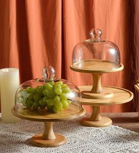 Soporte de pastel de madera de diseño especial soporte de exhibición de pastel y pastelería soporte de pastel de larga duración fácilmente ensamblado - Product Image 1