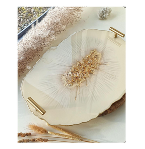 Magnifique plateau en résine pour la maison, la cuisine et les accessoires de table, taille personnalisée, prix de gros en Inde, respectueux de l'environnement - Product Image 2