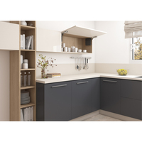 Emuca España Bisagra de Elevación Inteligente Agile Compass 1214215 Blanca de Plástico y Acero para Muebles
