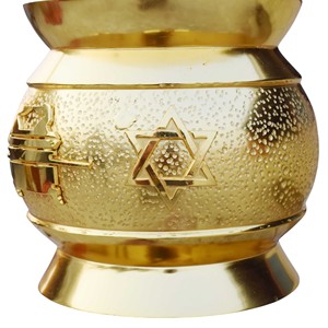 Porte-encens en aluminium doré créatif décor à la maison brûleur d'encens Pot pour église article chambre ménage diffuseur d'aromathérapie - Product Image 6