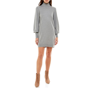 Abito Maglione a Collo Alto Wayf Morela Heather Grey X-Small, Silhouette Ampia e alla Moda, Lavabile in Lana per Inverno ed Estate - Product Image 1