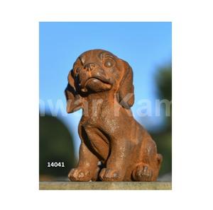 Vente chaude de haute qualité robuste or antique chien Sculptures pour la maison jardin cour Patio décor - Product Image 3
