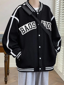 Venta caliente Versity Chaquetas Custom Cool Style Fleece Winter Versity Chaquetas Béisbol Bomber Versity Chaquetas para hombres - Product Image 4