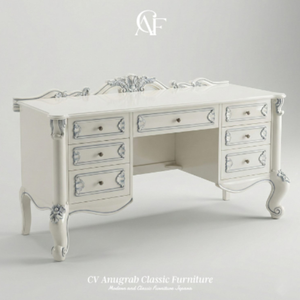 Modern Mahogany Wood Cabinet/Table with 7 ACF Series Drawers for Living Room & School Use - Product Image 4