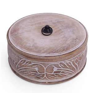 Excellent Design Wooden <b>Bowl</b> <b>With</b> <b>Lid</b> Superior Quality Acacia Wood Food Serving <b>Bowl</b> Restaurant Hotel Cafe Decoration Use <b>Bowl</b> - Product Image 1