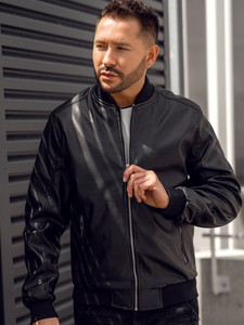 Chaquetas de Cuero en Venta al Mejor Precio, Transpirables, Impermeables, Tallas Grandes, Chaqueta para Hombre con Logotipo, Servicio OEM al por Mayor Disponible - Product Image 5