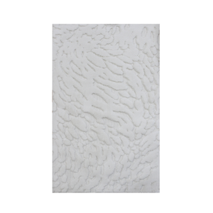 Alfombra de Baño y Ducha de Lujo con Patrón Abstracto de Coral, Jacquard de Algodón Reciclado, Producción Personalizada 60x100cm, Hecho en Turquía, para Hotel y Hogar - Product Image 3