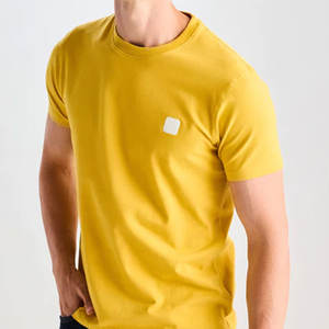 Camisetas de mezcla triple a granel Camiseta de cuello redondo para hombres-Camiseta clásica Premium ajustada suave preencogida-Camisetas para hombres - Product Image 4