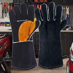 ถุงมือหนังวัวตัดทนทานต่อการฉีกขาดสำหรับใส่ทำงาน - Product Image 4