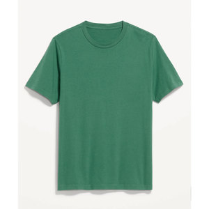 Camiseta de cuello redondo de algodón 100% de gran tamaño para hombre, ropa de calle blanca con estampado de logotipo personalizado de peso pesado - Product Image 5