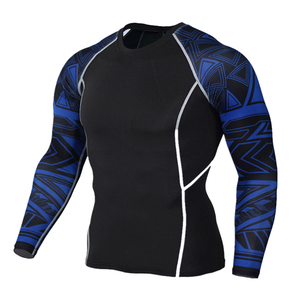 Protection contre les éruptions cutanées pour hommes, en Polyester Spandex, personnalisé, Gym, Fitness, séchage rapide, sublimation, imprimé UPF, protection contre les éruptions cutanées, toutes tailles - Product Image 3