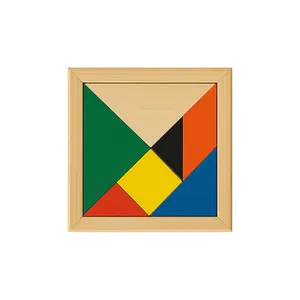 Gioco Tangram in Legno Personalizzato, Giocattoli Promozionali con Opzioni di Personalizzazione - Product Image 5
