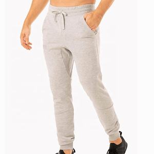 Jogging pour homme de haute qualité en gros, coupe slim, uni, en coton épais, polyester et élasthanne, pour la salle de sport - Product Image 5