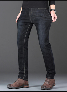 Nueva moda mujer Casual Cargo pierna ancha Denim Jeans transpirable y antiarrugas cremallera Fly cierre para damas mujeres - Product Image 5