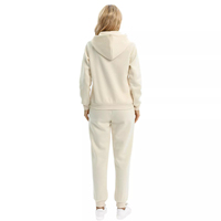 Ensemble de survêtement vintage 2 pièces pour femme : hauts courts en dentelle à manches longues et pantalon de jogging brodé à motifs