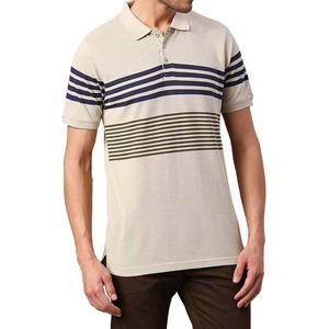 Estilo de calle alta para hombre para Polo Logotipo impreso bordado personalizado Algodón transpirable Tallas grandes Nuevo diseño Camiseta de alta calidad - Product Image 3