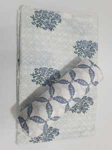 Tela de algodón con estampado de flores de calidad de exportación para hacer vestidos de mujer como traje Salwar y Sari DE LA India - Product Image 3