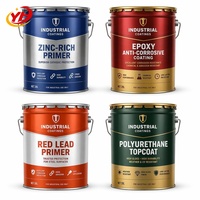 Primaire époxy-zinc OEM, protection cathodique, riche en zinc, résistant à la chaleur, soudable pour structures en acier industrielles, Primaire époxy-zinc
