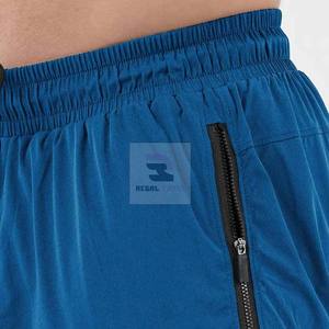 Pantalones Cortos Deportivos Cómodos para Hombre, de Spandex/Algodón, Sólidos, Casuales, Transpirables, con Logotipo Personalizado, Cintura Elástica, Antiarrugas - Product Image 6