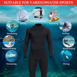 New Arrival Custom Logo Neoprene Solid Scuba Diving Wet Suits Plus Size Swim Wear for Men - Product Image 5